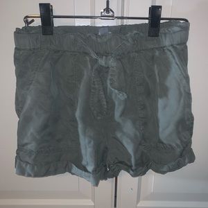 AERIE camp shorts olive green